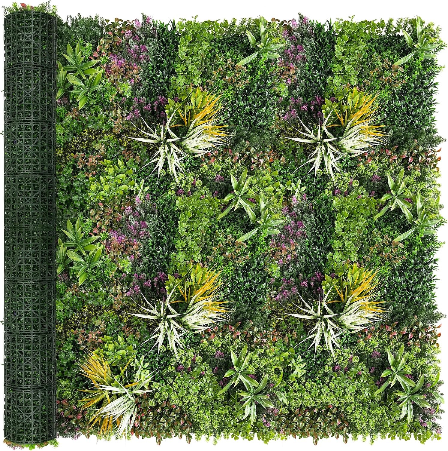 Artificial Grass Wall Roll Panels: 6FT x 12FT Boxwood Hedge Panels UV-Anti
