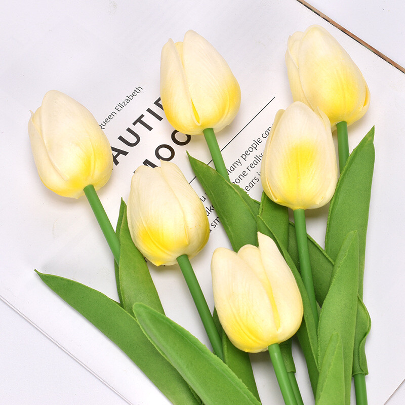 New Plastic Tulips Art Artificial Flowers For Home Decor Wedding Party Ceremony