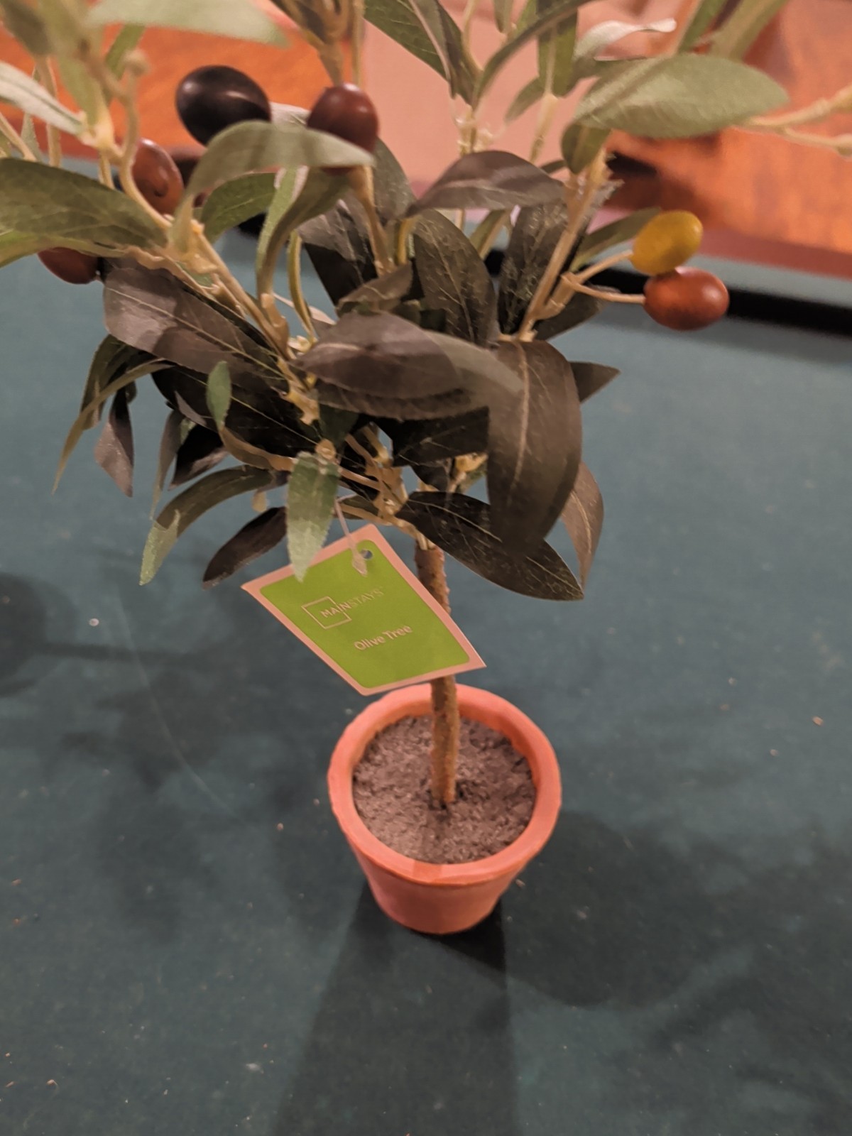 Artificial Olive Tree Simulated Olive Decoration Terracotta Pot 15” Tree