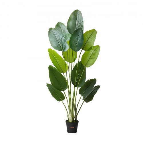 Artificial Bird of Paradise 6 ft Tall, Fake Tropical Plants with with 13 Trunks