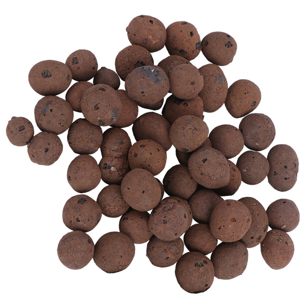 Reusable Garden Clay Pebbles Brown for Hydroponics Indoor Plant Root Aeration