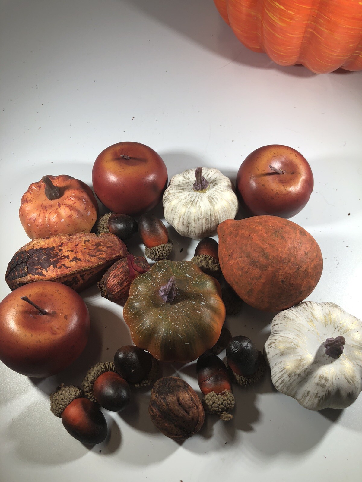 Fall Harvest Pumpkins Assorted Set Thanksgiving Halloween Banquet Home Decor