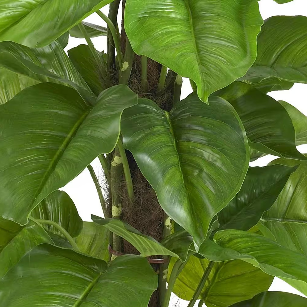 Nearly Natural Artificial Plant 52 in. Height Philodendron Silk Green Large Leaf