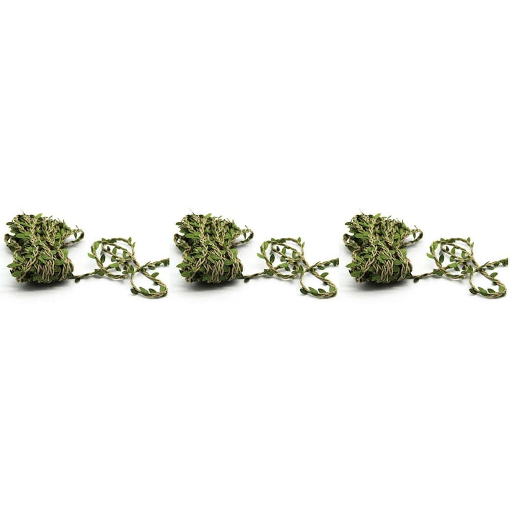 3 Count Greenery Vines Realistic Decorative for Bedroom Artificial Leaves