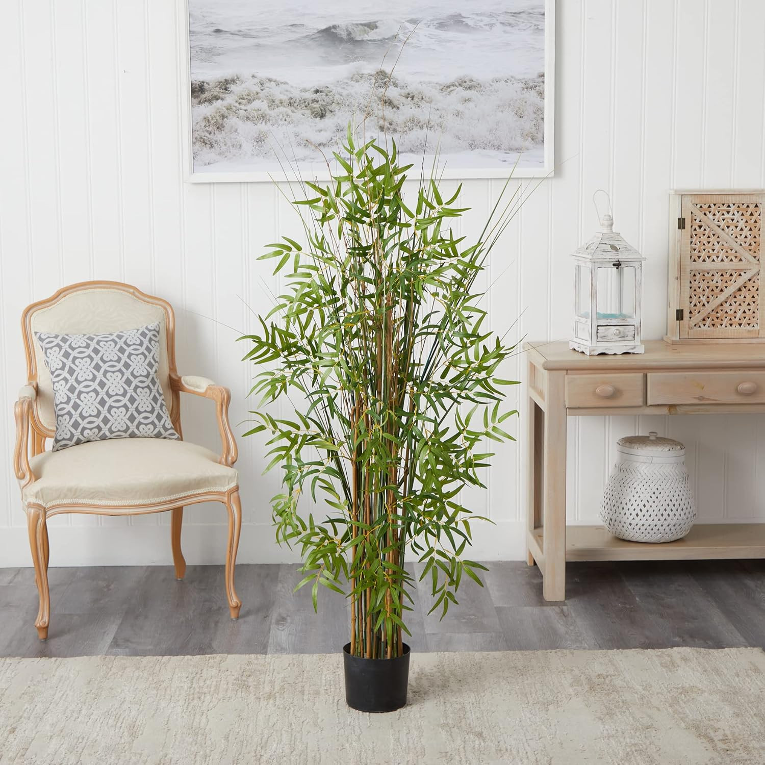 Lifelike 5Ft Bamboo Grass Silk Plant – Perfect for Home or Office Decor