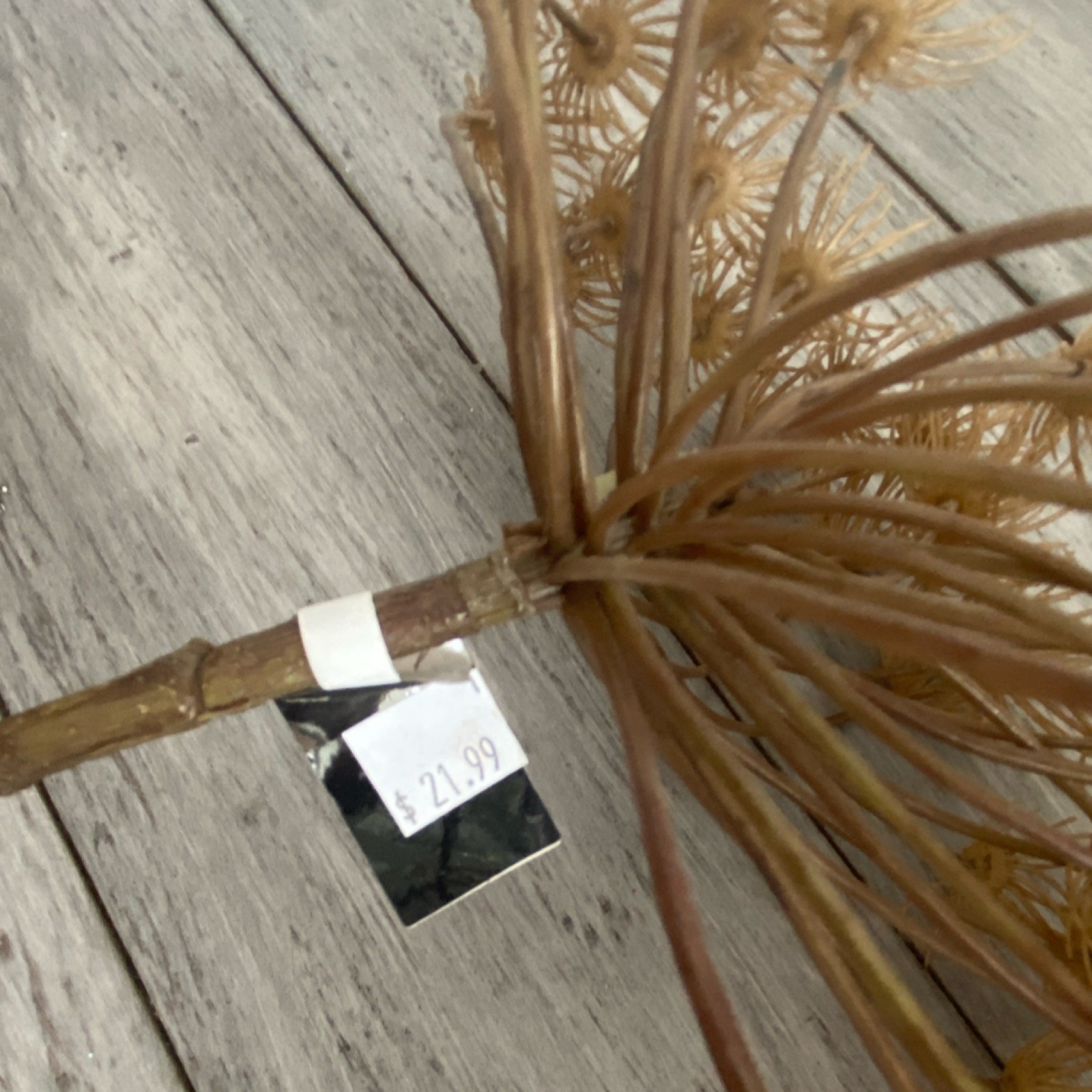 Artificial Brown Flower Stem Branch Décor, Floral & Garden Theme, MPN 42157A