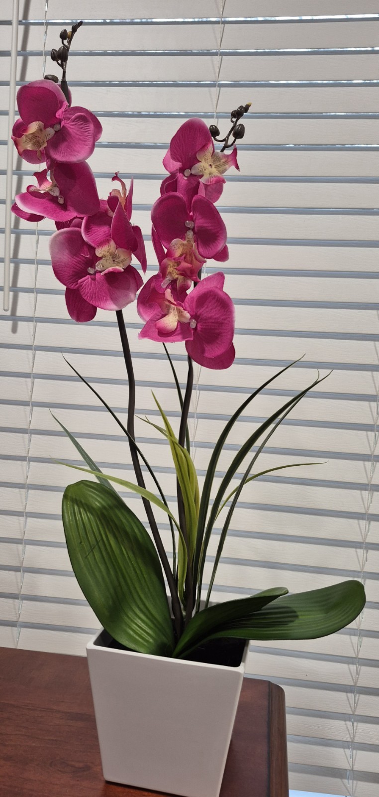Beautiful Lighted Orchid Flower Arrangement. Pink Homeseasons Xlarge 22 Inches