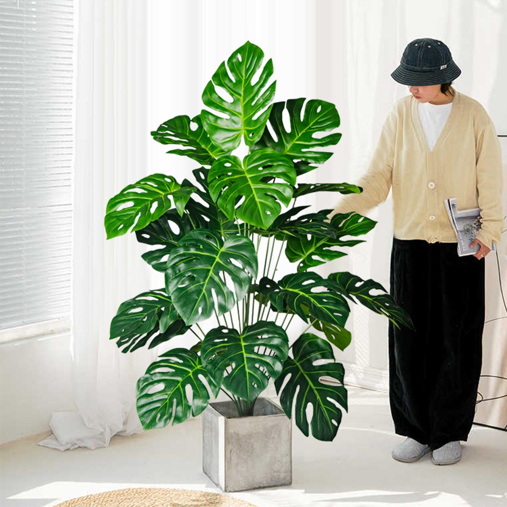 70–100cm Artificial Monstera Tree – Tropical Decor for Home/Office