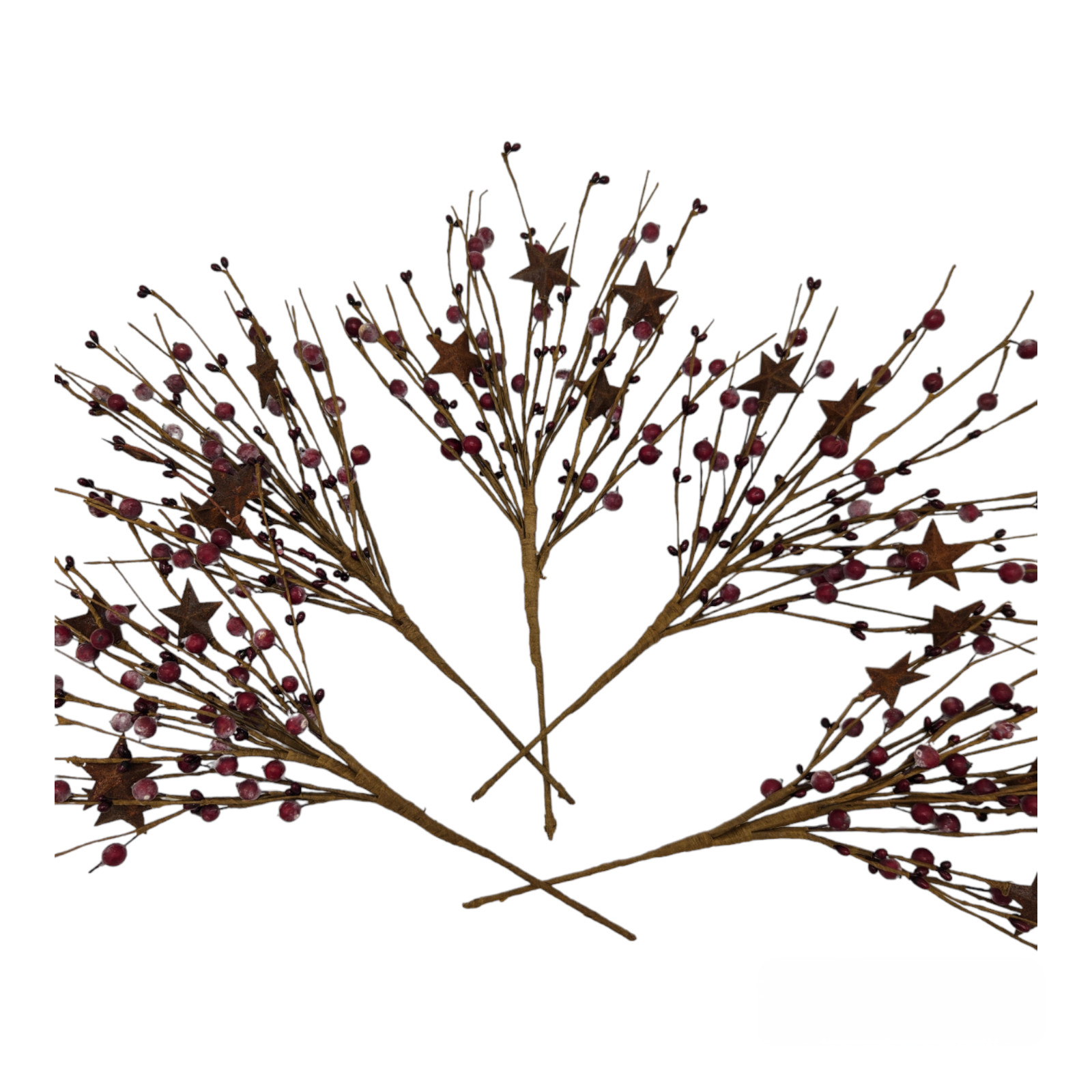 Burgundy or Red Color Berry Picks Artificial Berries Spray Home Decor N603