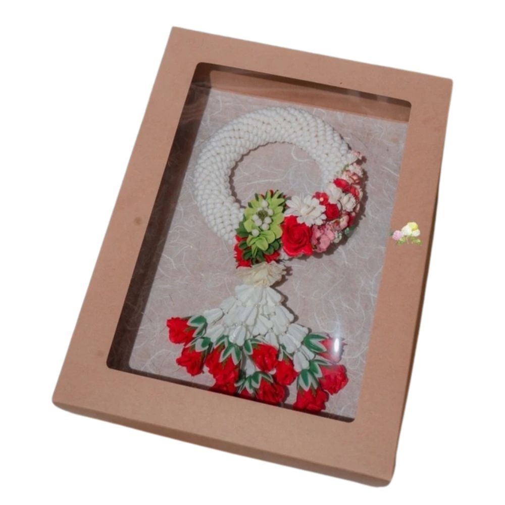 Thai Traditional Flower Garland Phuang Malai L Artificial Buddha Offering Box