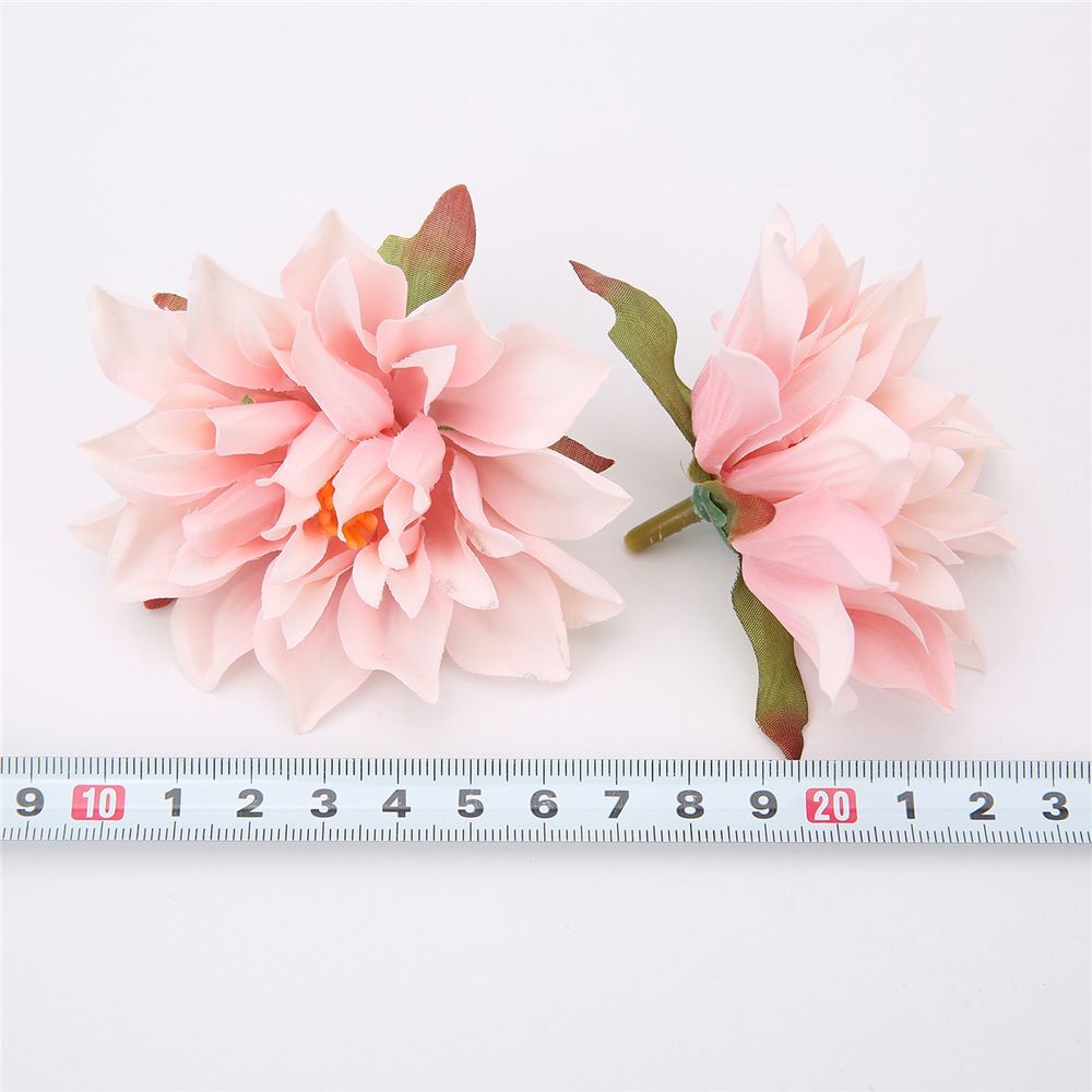 Dahlia Heads Artificial Silk Flowers Wedding Home Decorate Wreath Flower 10-20pc