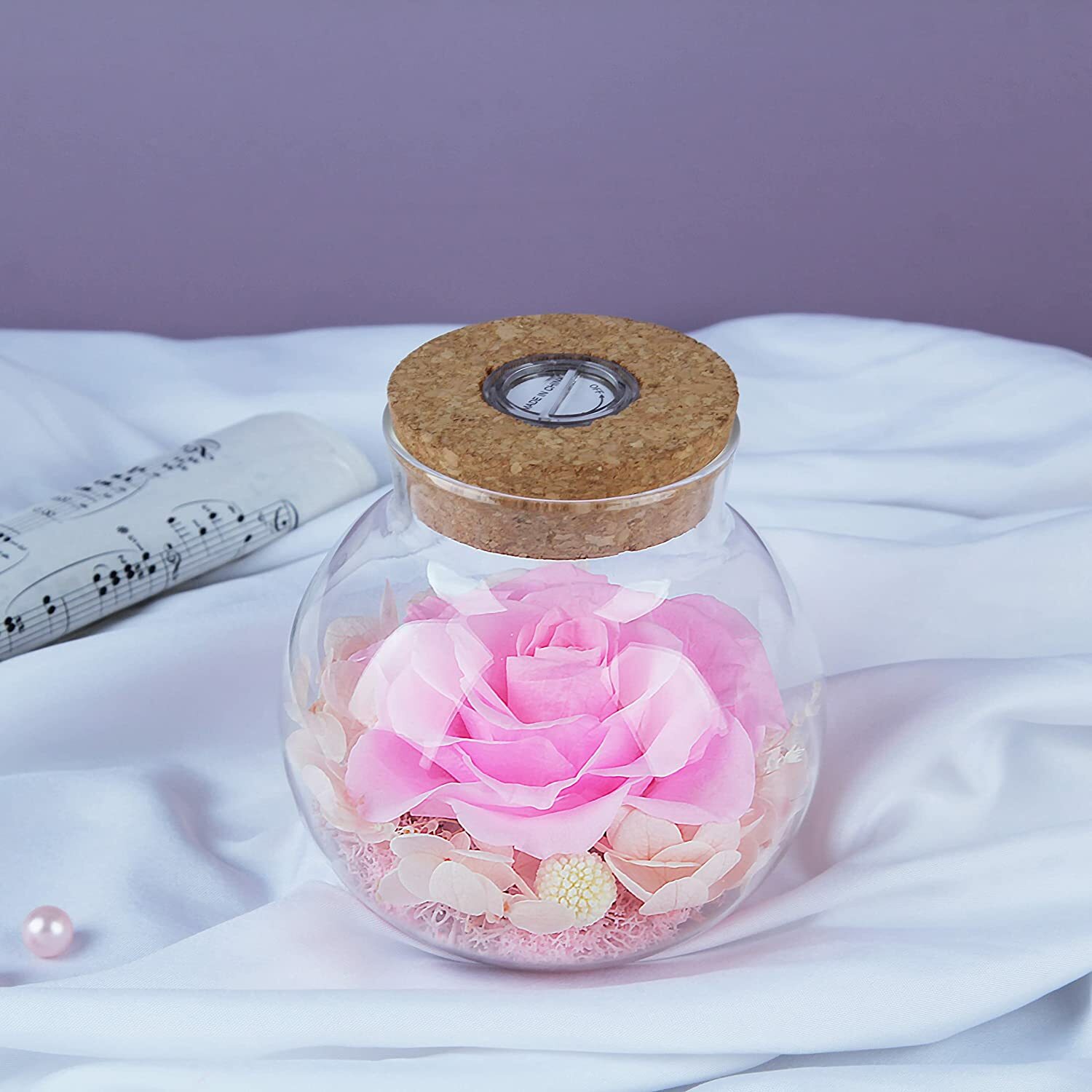 Roses LED Mood Light Eternal Flower Gift Best Present for Mother’s Day Birthday 