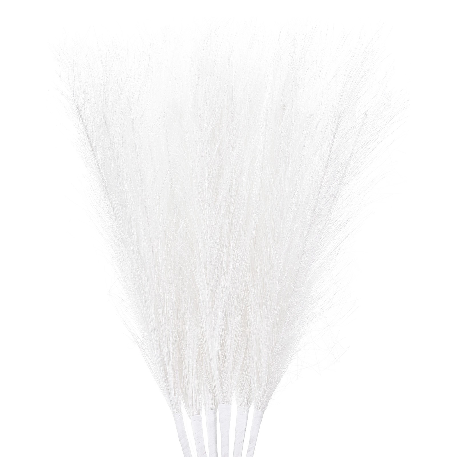 3Pcs Pampas Grass 17.7″ Fake Pampas Grass for Wedding Decoration White