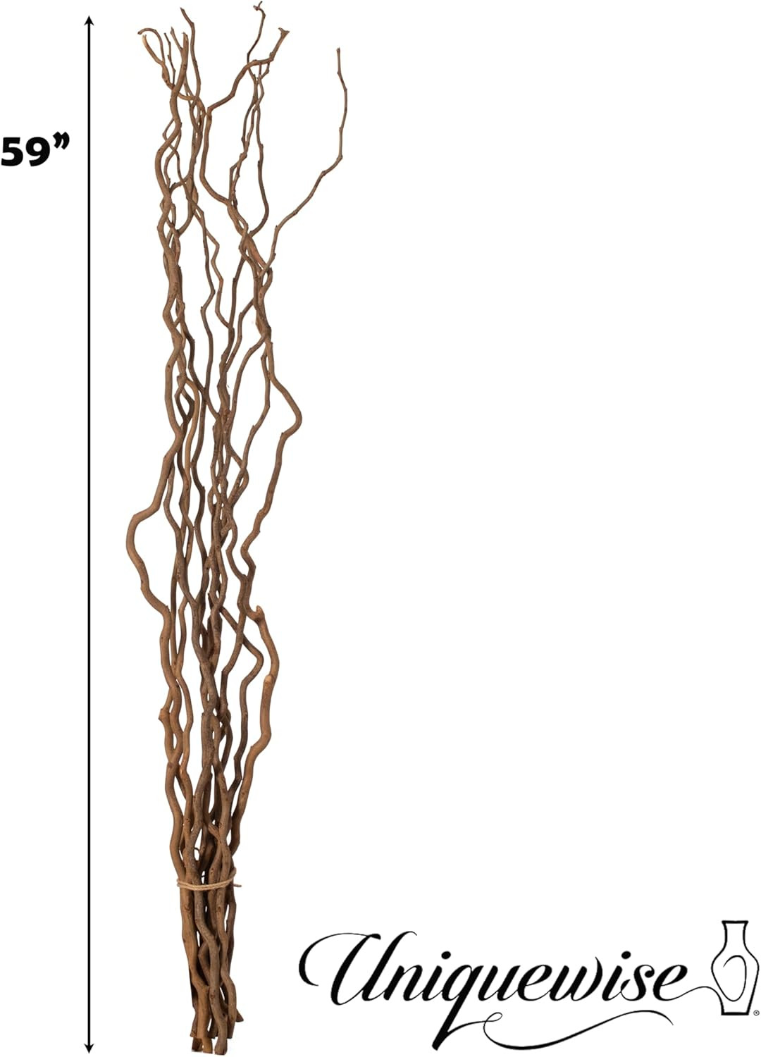 60″ Natural Mulberry Branches for Home Decor & Wedding Crafts