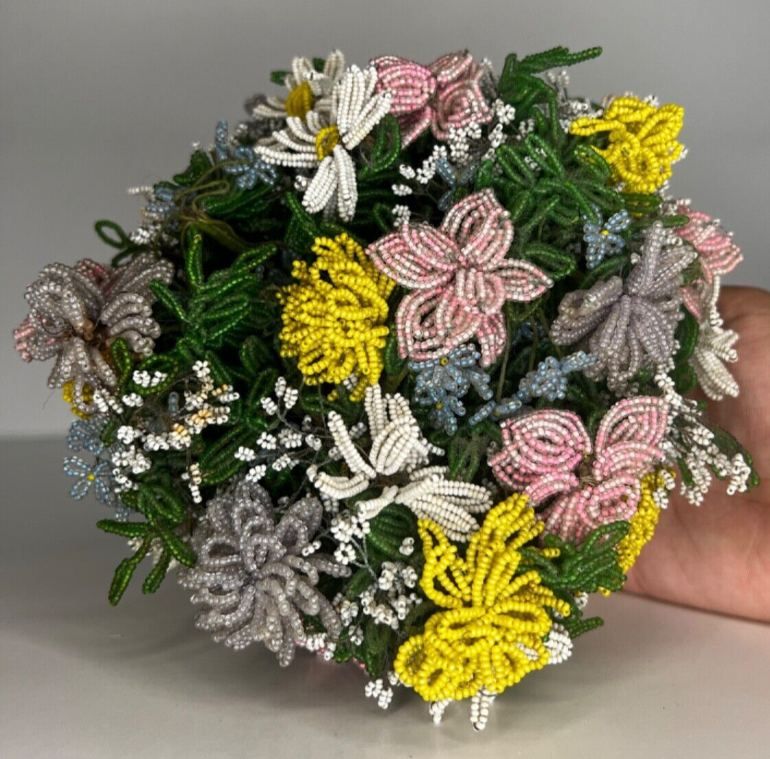 Seeded Beaded Floral Arrangement