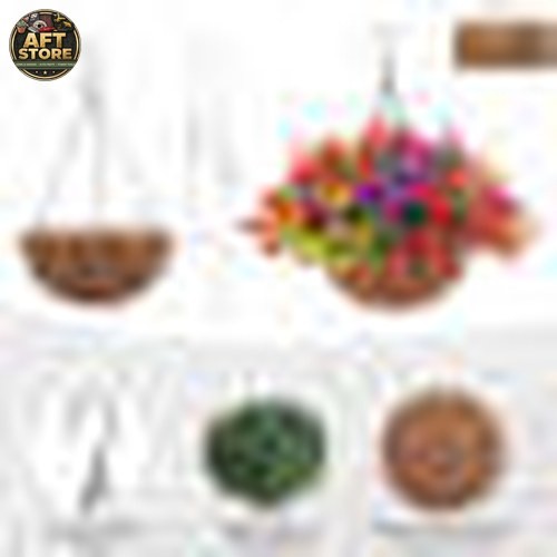Primrue 2 Set Artificial Outdoor Flowers with Hanging Baskets