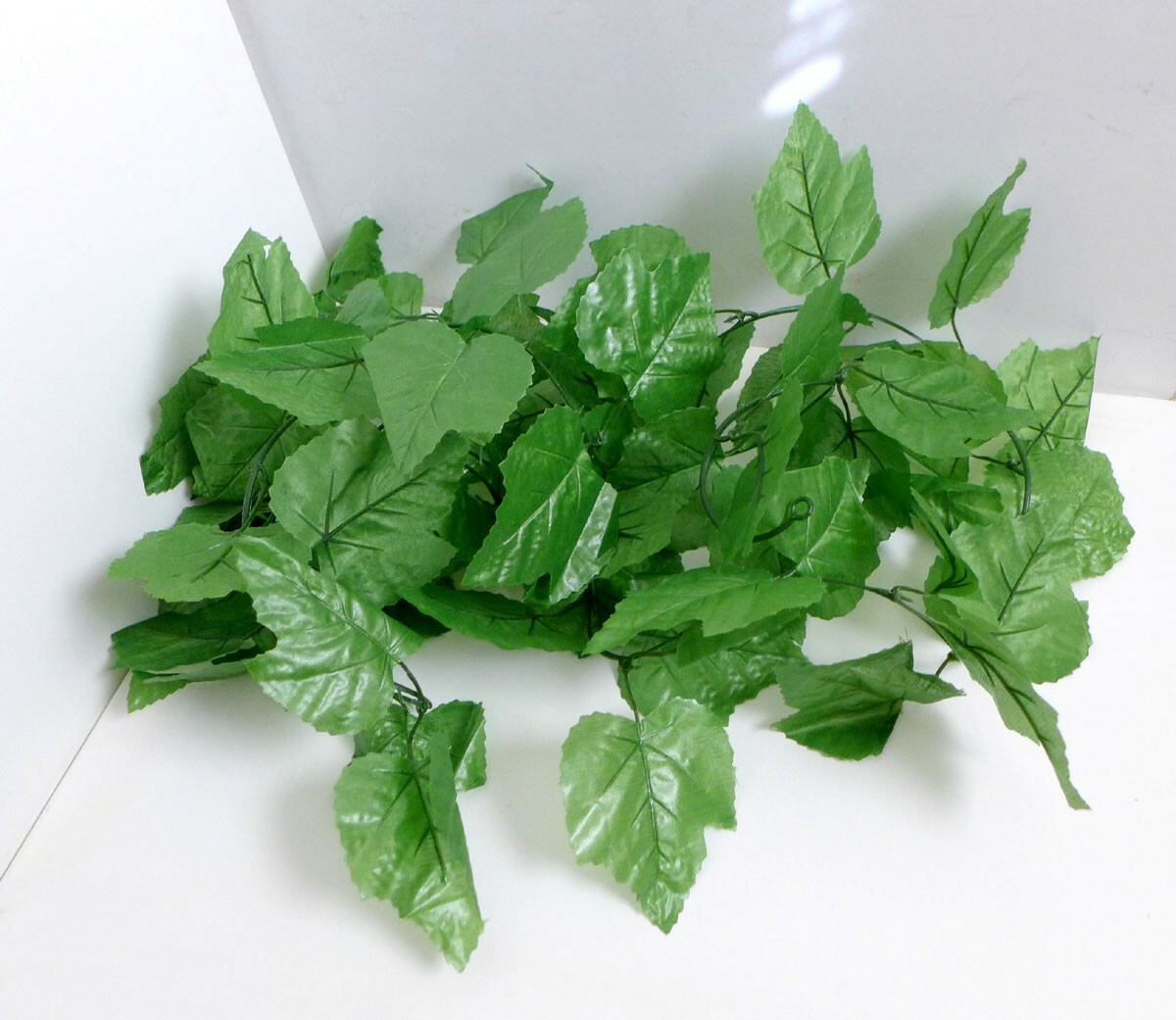 2 Pcs (90″ Each) Artificial Plants Ivy Grape Leaves Vine Hanging Decoration(V11)