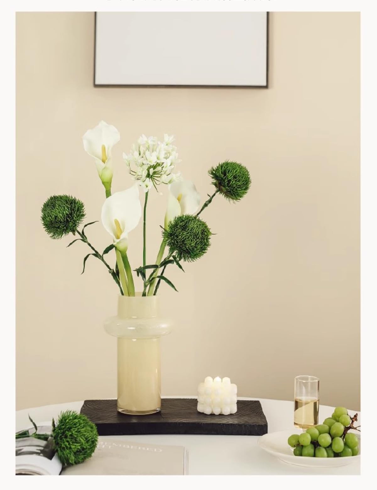 cosybeau 12Pcs Faux Greenery Artificial Dianthus Trick Fake Plant