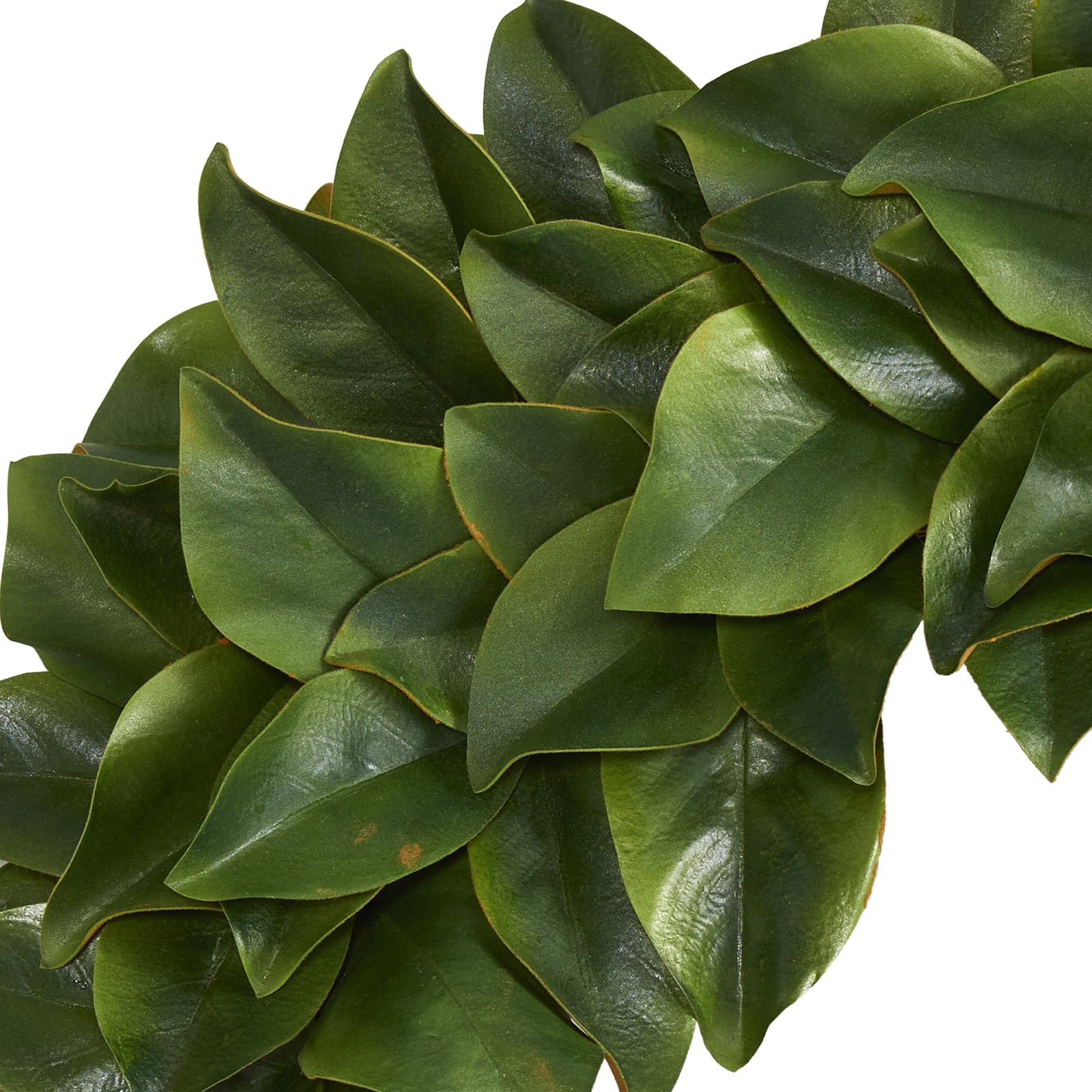 Nearly Natural 30″ Magnolia Artificial Wreath in Green