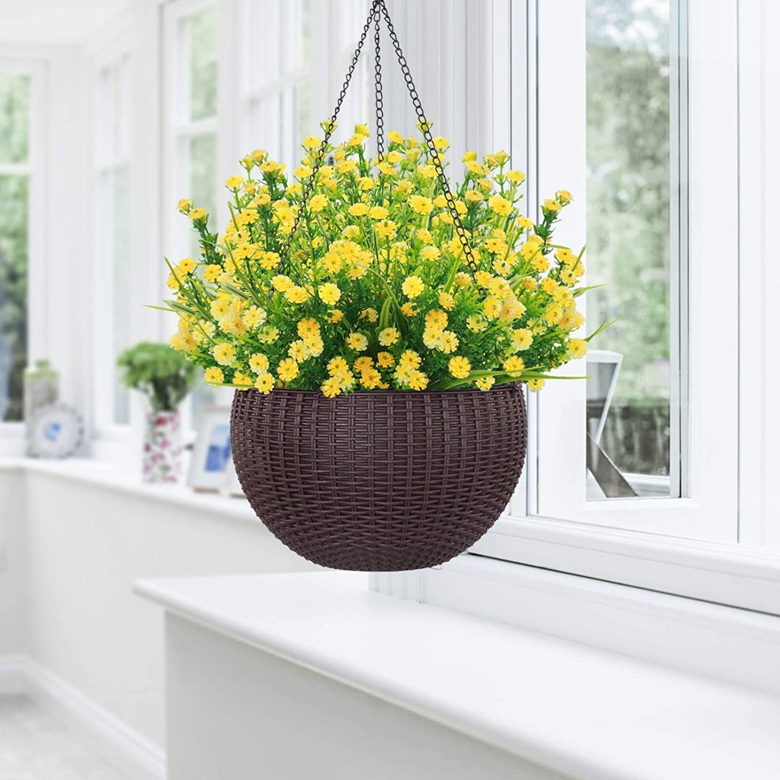 Outdoor Indoor Artificial Flowers Baby Breath UV Resistant Various Colors