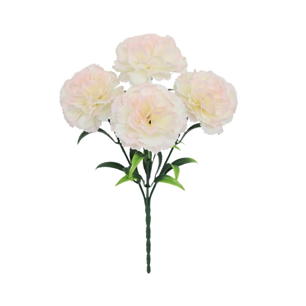 Fake Silk Carnation Bouquet for Baby Shower Birthday Celebration Decor