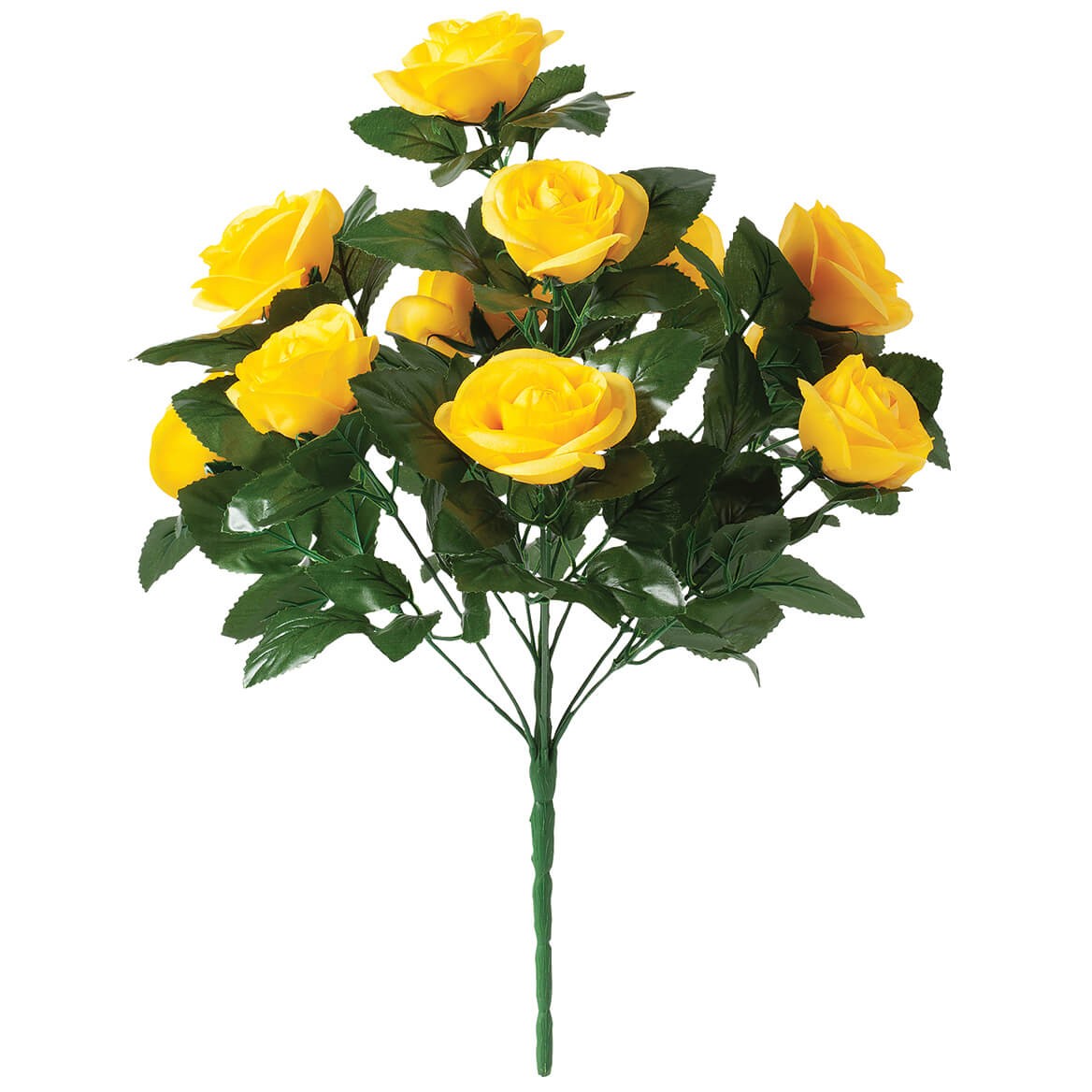 Artificial Rose Bush by OakRidge, Red