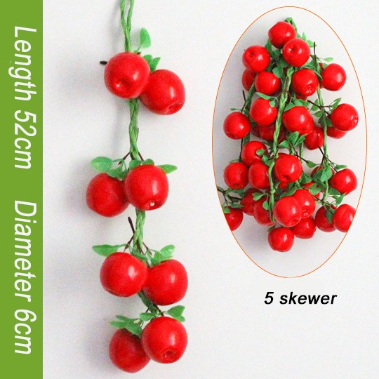 Simulat Artificial Lemon String Fake Fruit Disply Wall Hanging Home Party Decor