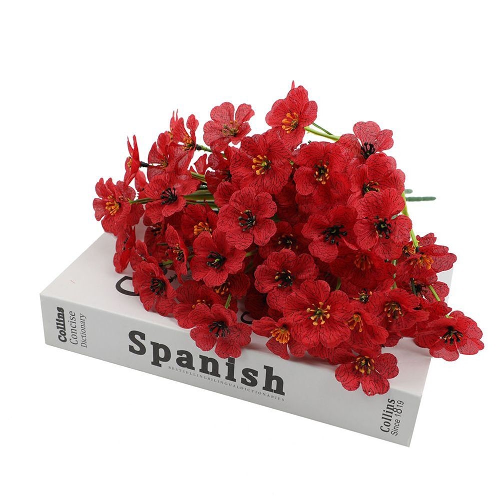 1 Bunch Artificial Flowers 31cm DIY Porch Decor Fake Flowers for multi Color