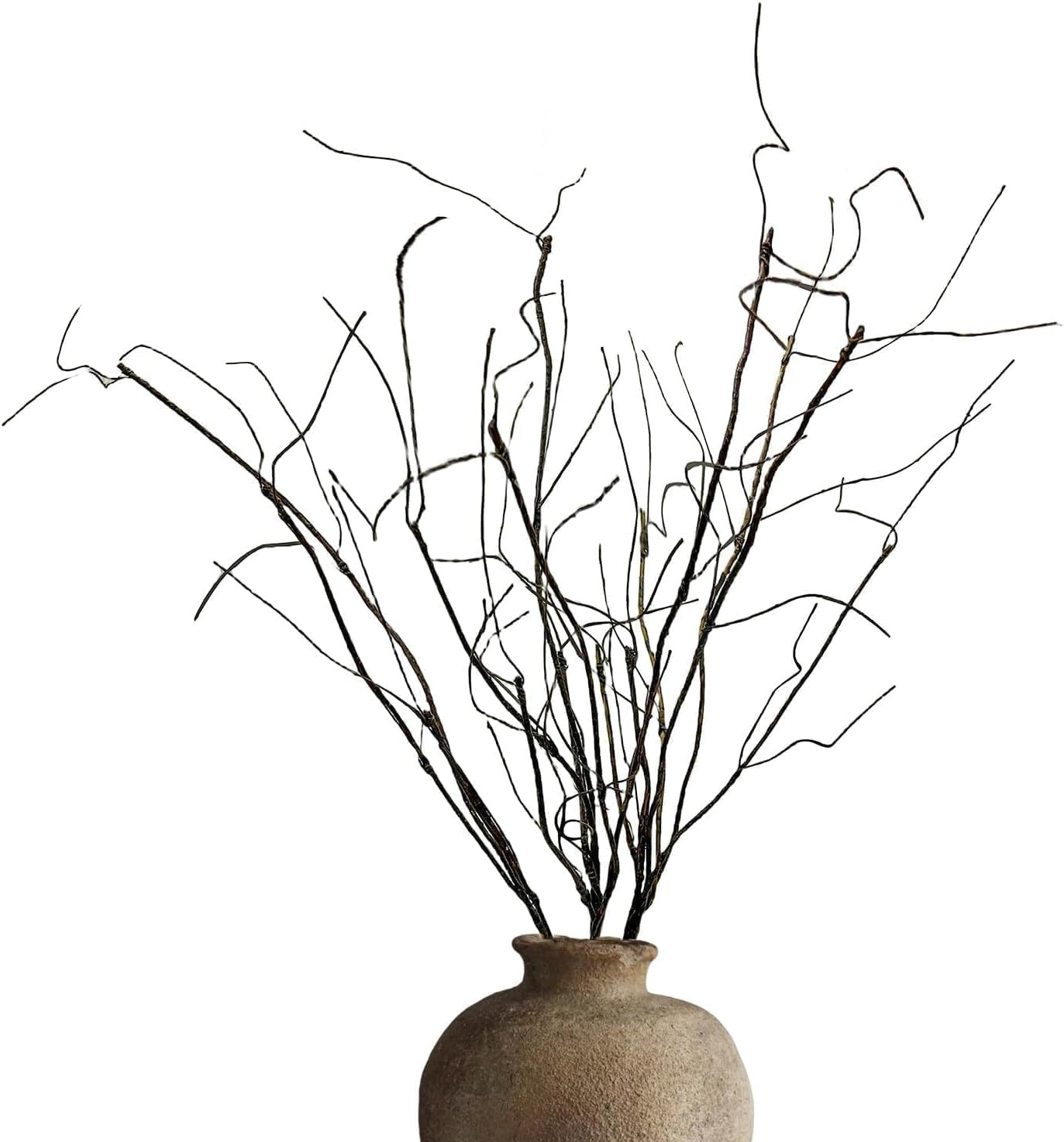 Bendable Curly Willow Branches for Vase Stretchable Artificial Twigs for DIY Hom