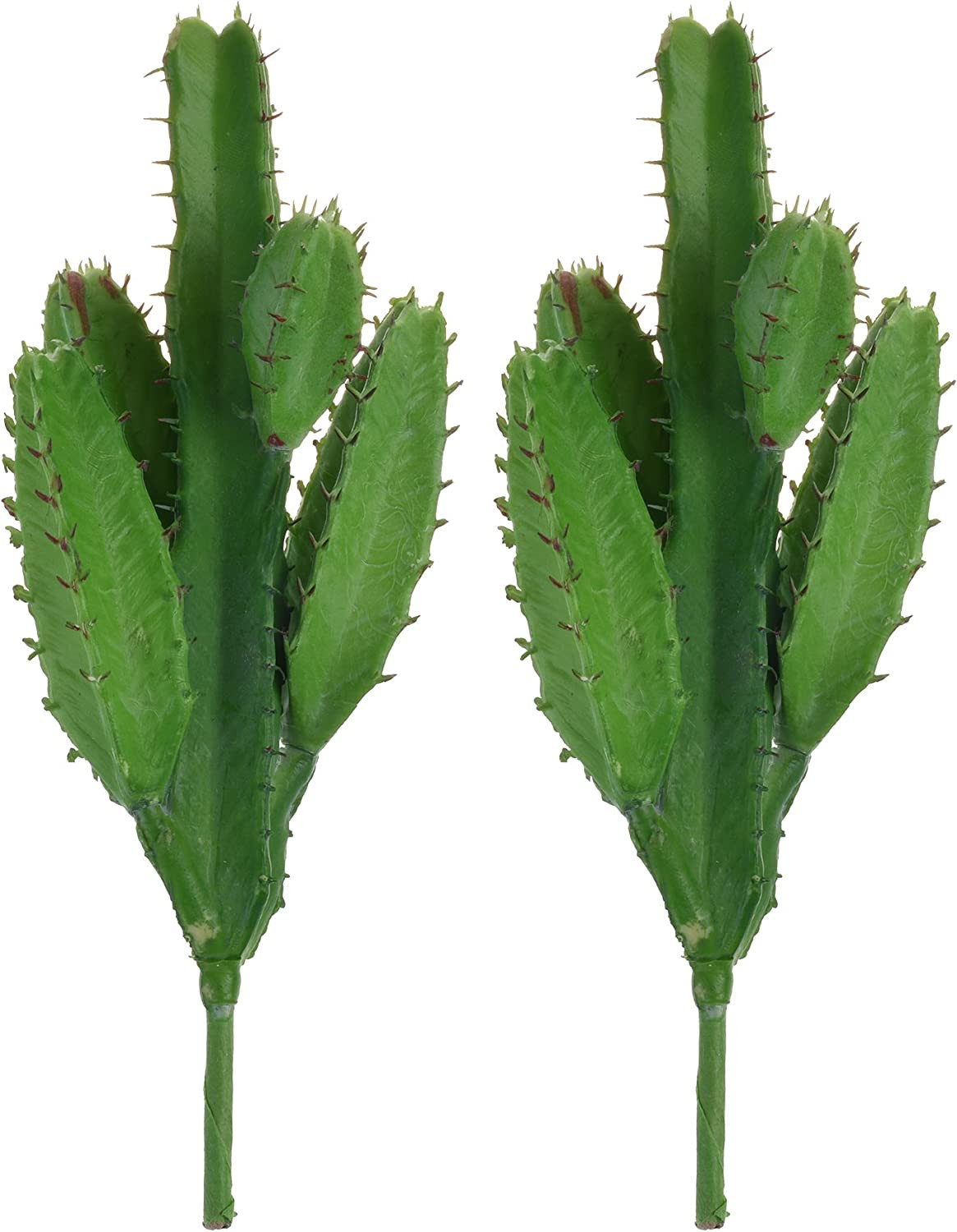 2Pcs Artificial Cactus Plant Fake Plants Faux Home Mini Decoration Arrangement