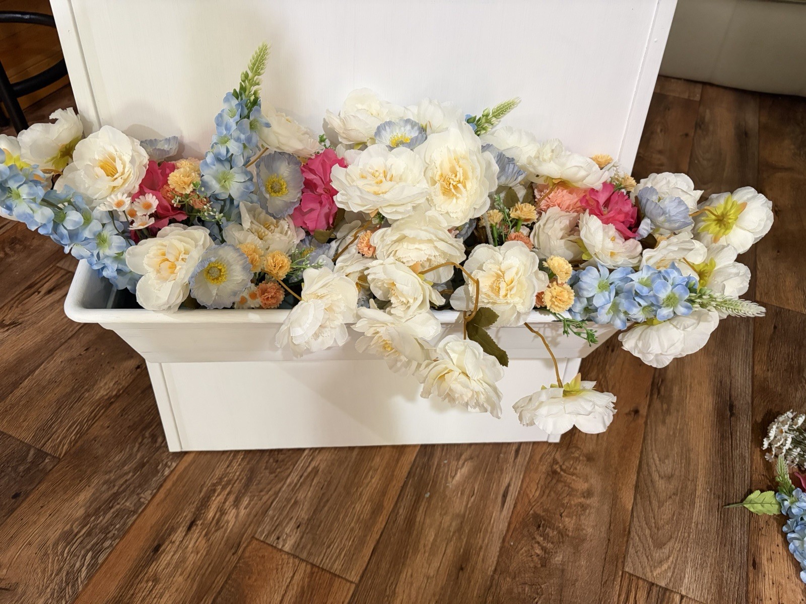 Lot of Assorted Artificial Realistic Silk Faux Floral Flowers 71 Total Stems