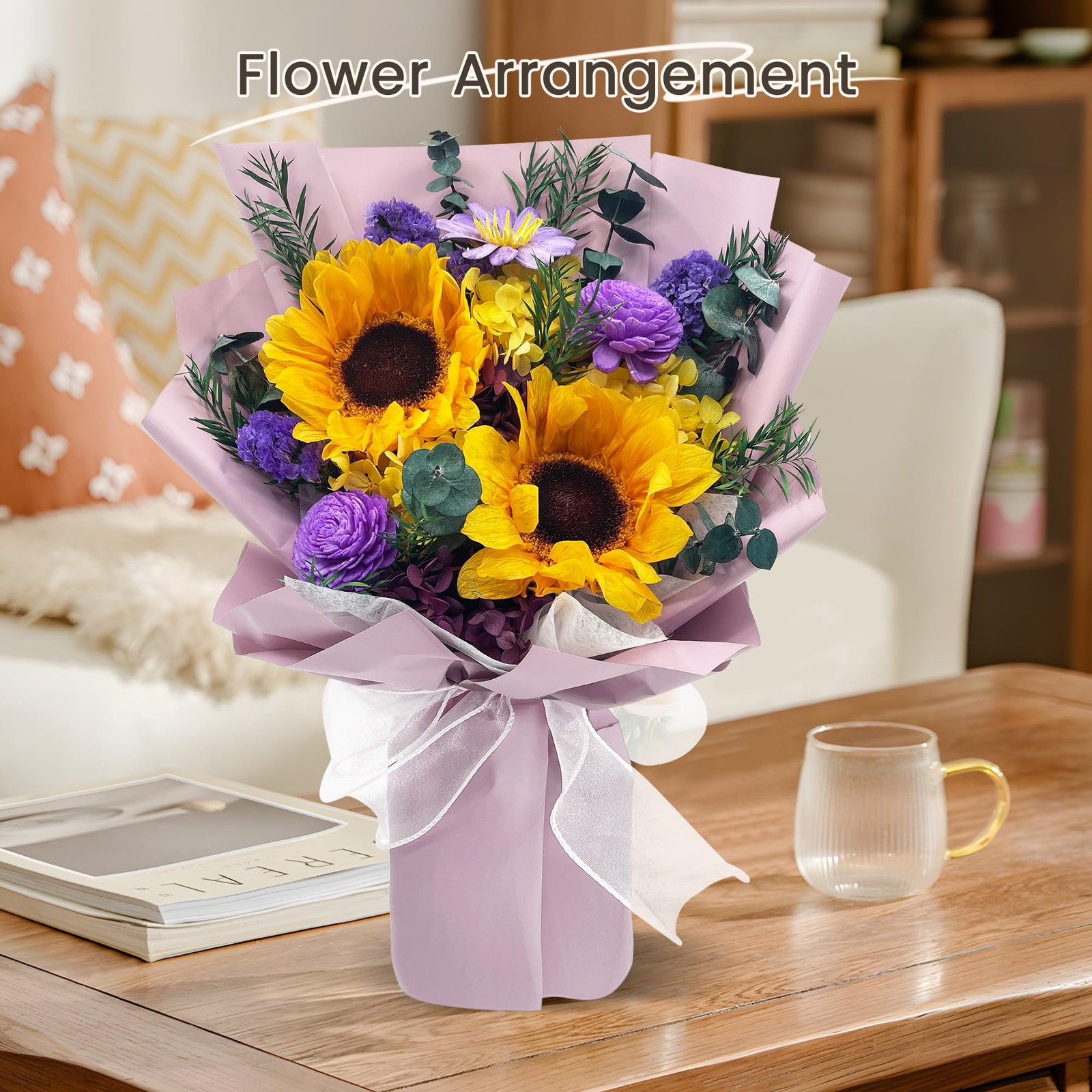 Flowers for Delivery Tomorrow, Preserved Flower Bouquet with , Dried Flowers …