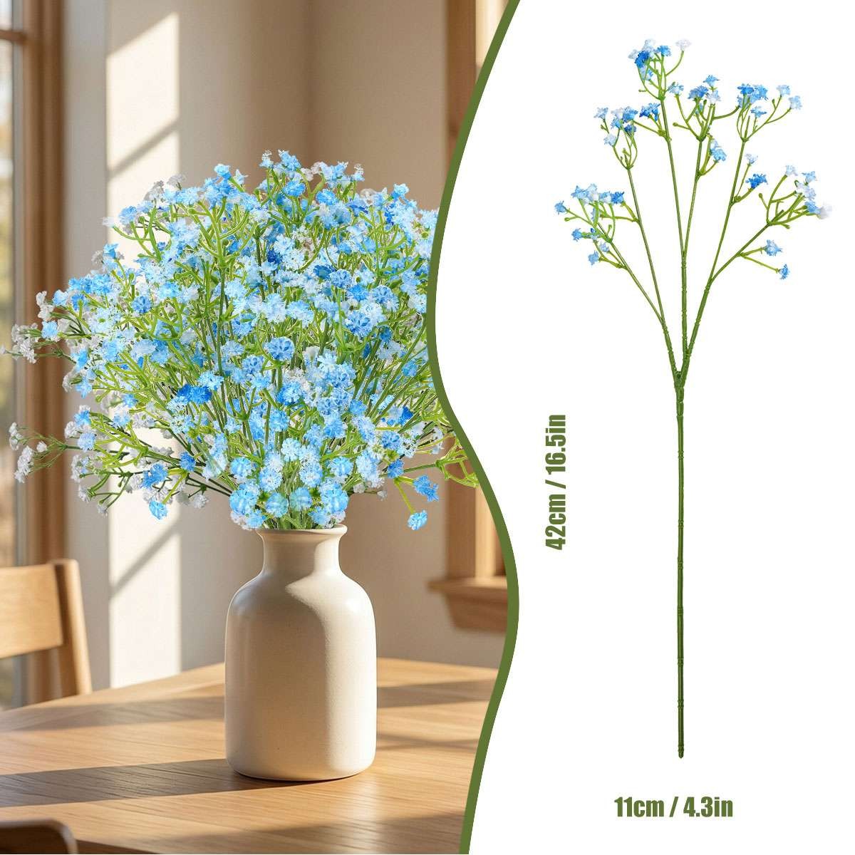 Baby Breath Artificial Flowers Fake Babys Breath Gypsophila Flower Bulk Wedding