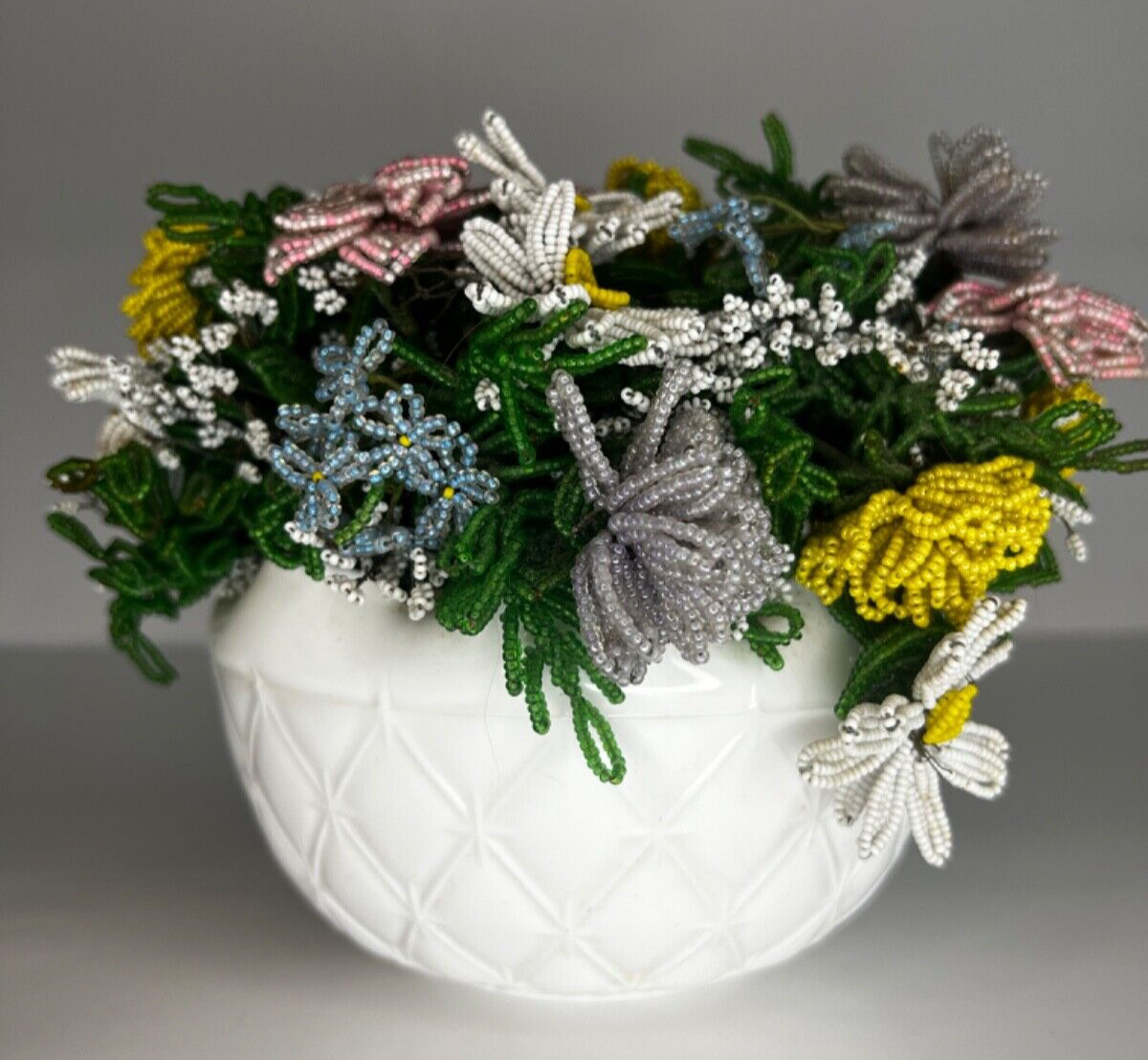 Seeded Beaded Floral Arrangement