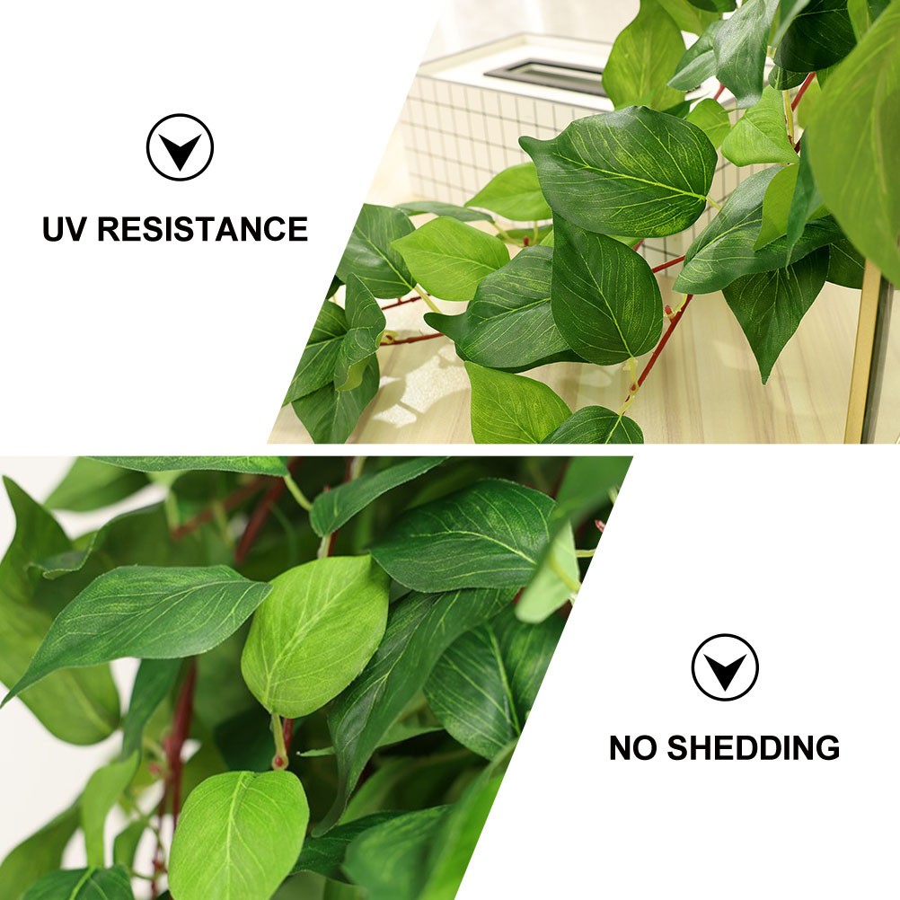 Simulation Rattan Silk Cloth Wall Hanging Plant Decoration 120 cm Wedding