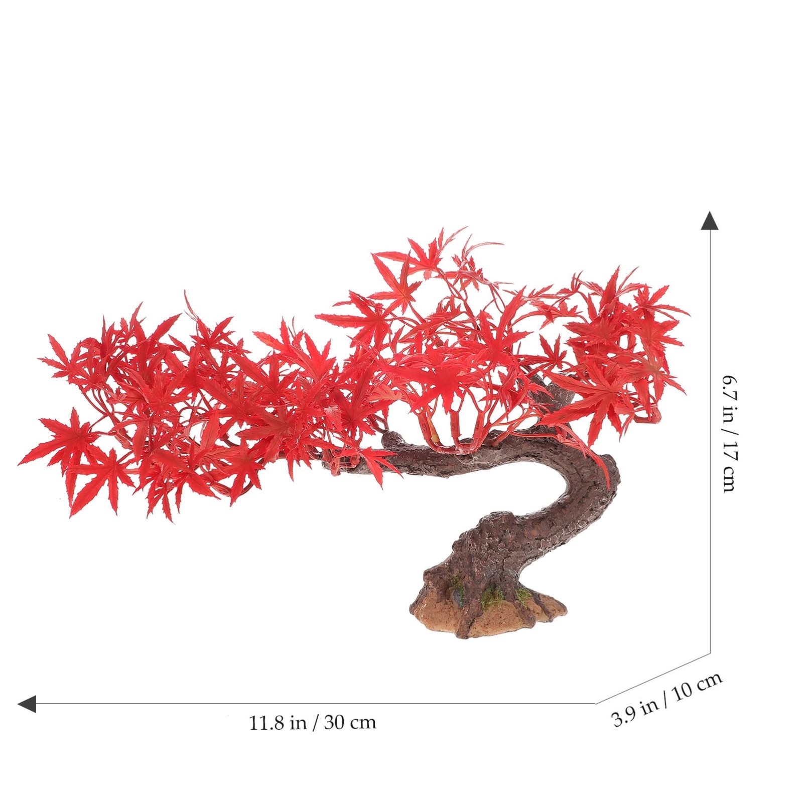 Mini Maple Tree Faux Japanese Red Maple Artificial Small Tree Decoration for …