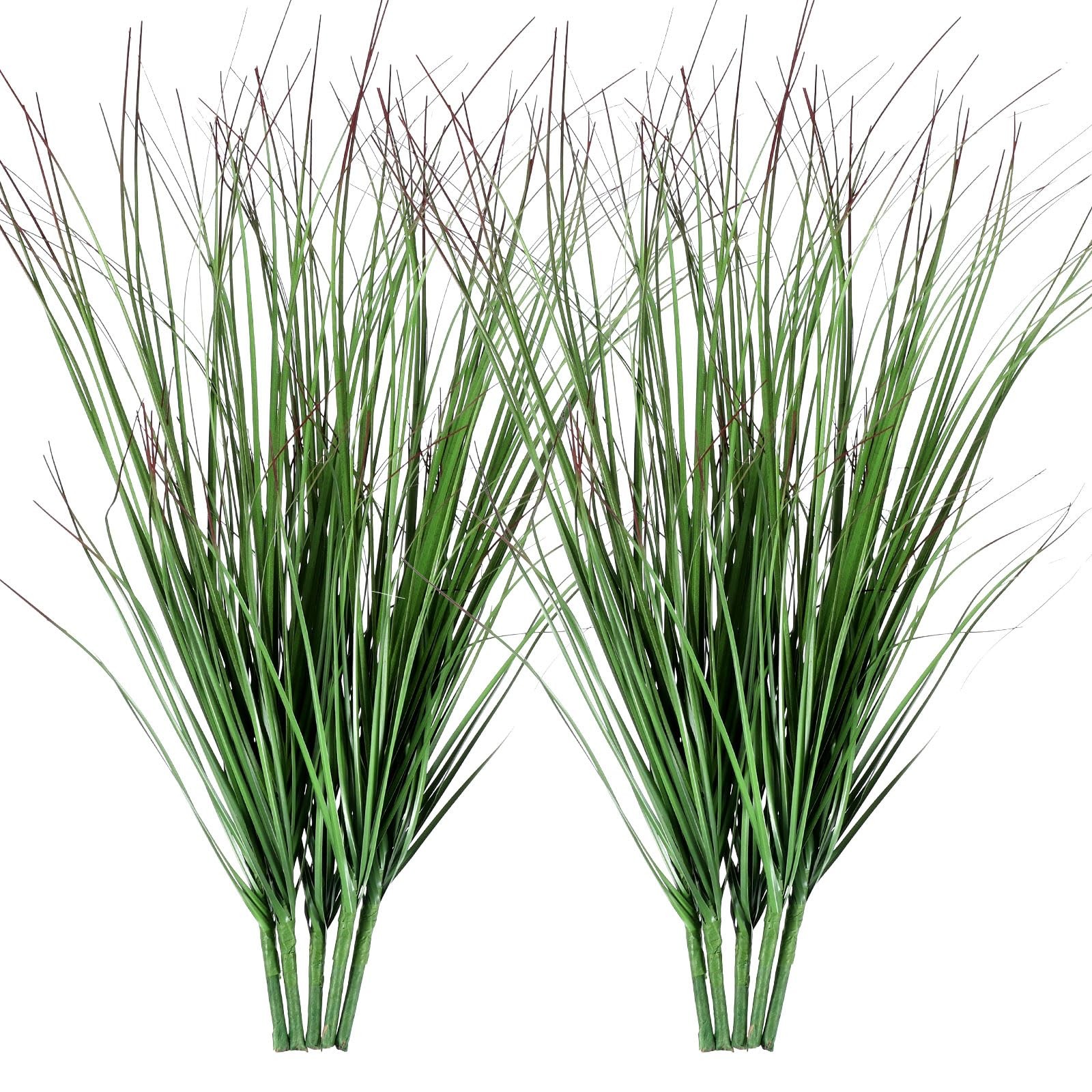 Artificial Grass Plant, 10 Pcs 15.7″ Artificial Spikes for Outdoor Planters