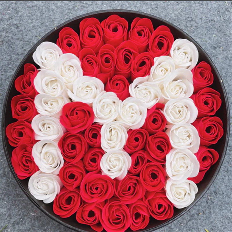 Custom Letter Number Soap Flowers + Gift Box – Perfect for All Occasions