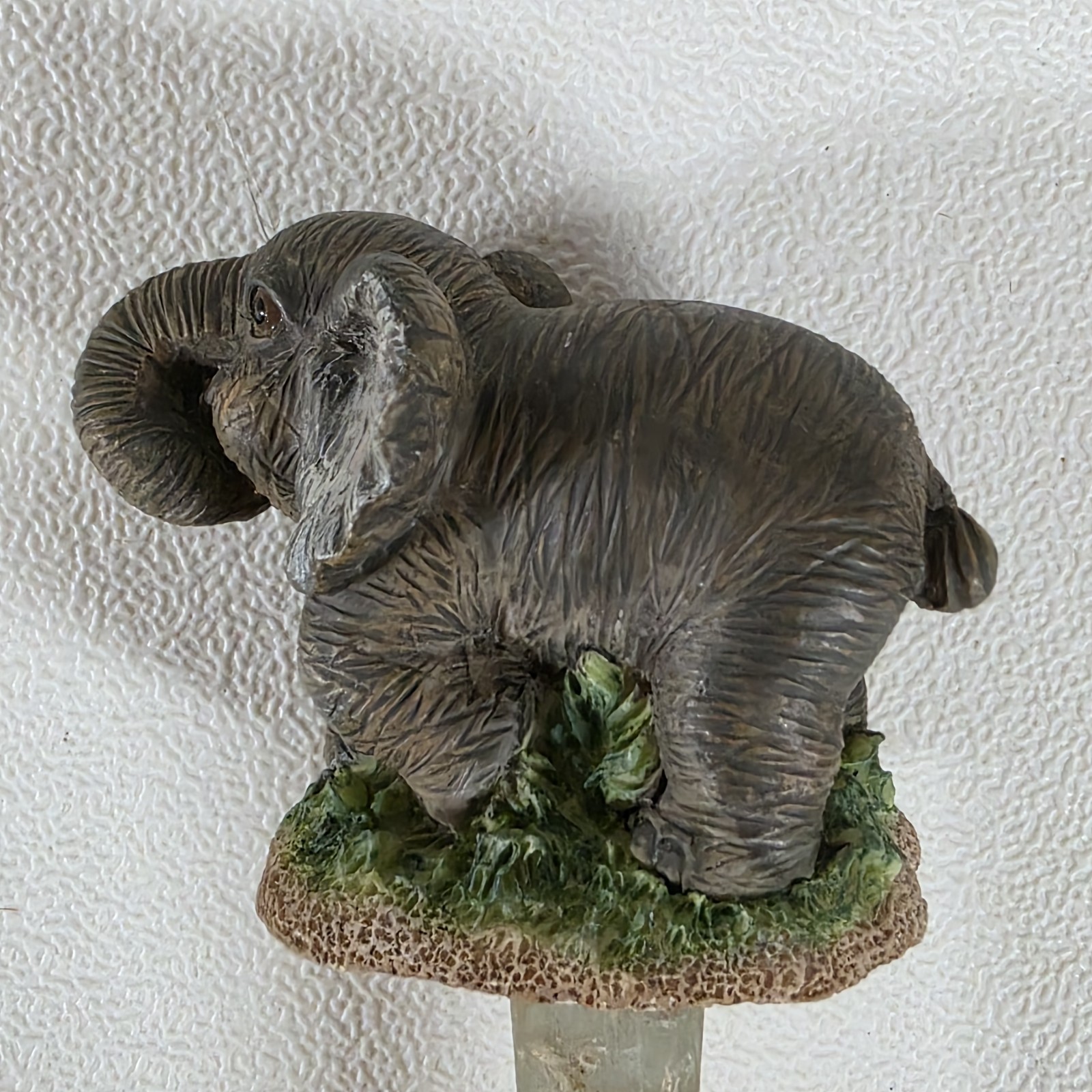 Elephant Figure Plant Pick Flower Pot Decor Indoor Outdoor Wide Post