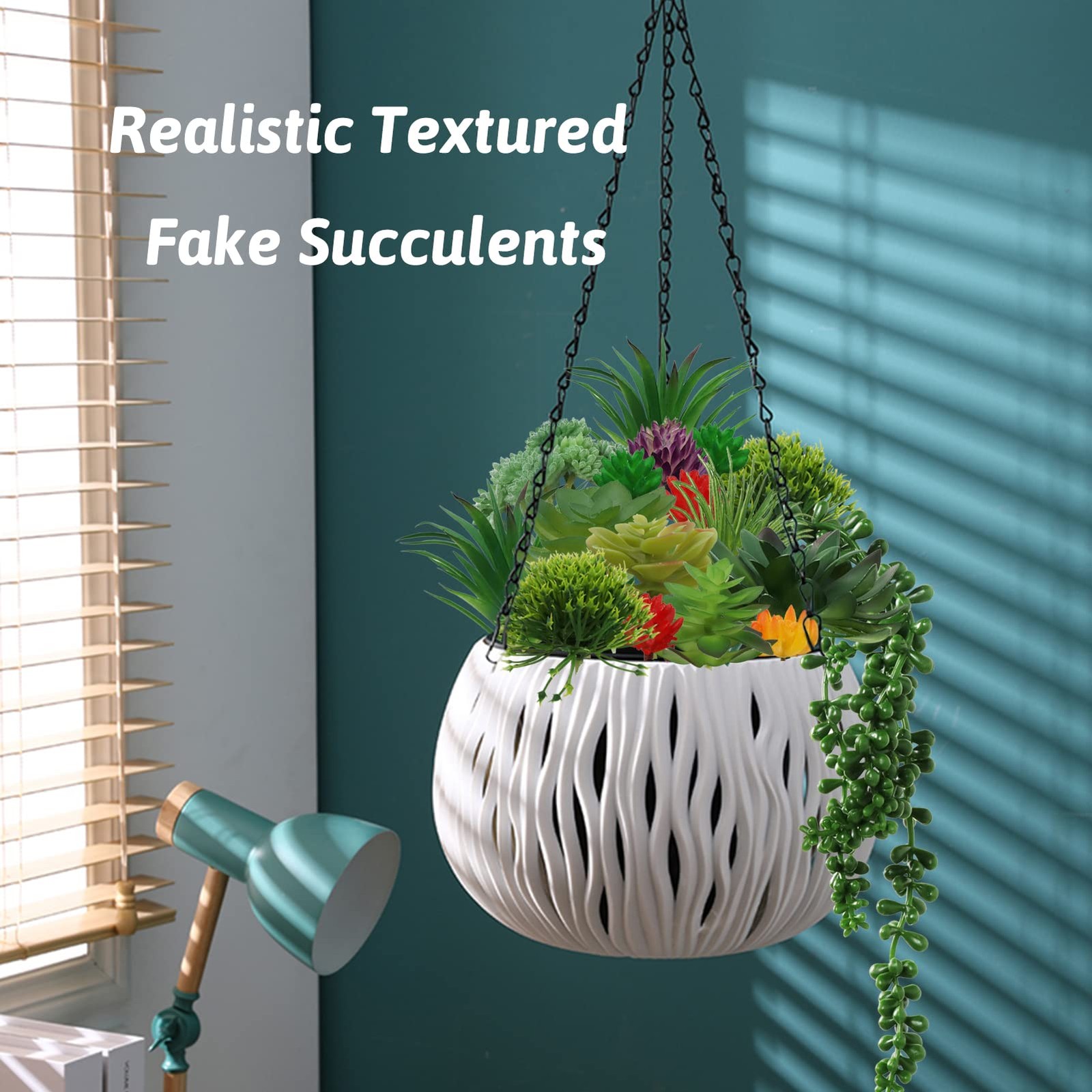 20 Pack Artificial Succulents Mini Fake Plants Unpotted Colorful DIY Terrarium
