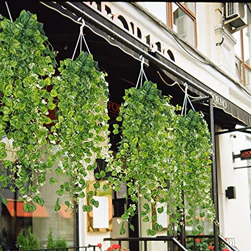 Pcs 3.1ft Artificial Hanging Plants Fake Plants Artificial Ivy 2 Watermelon