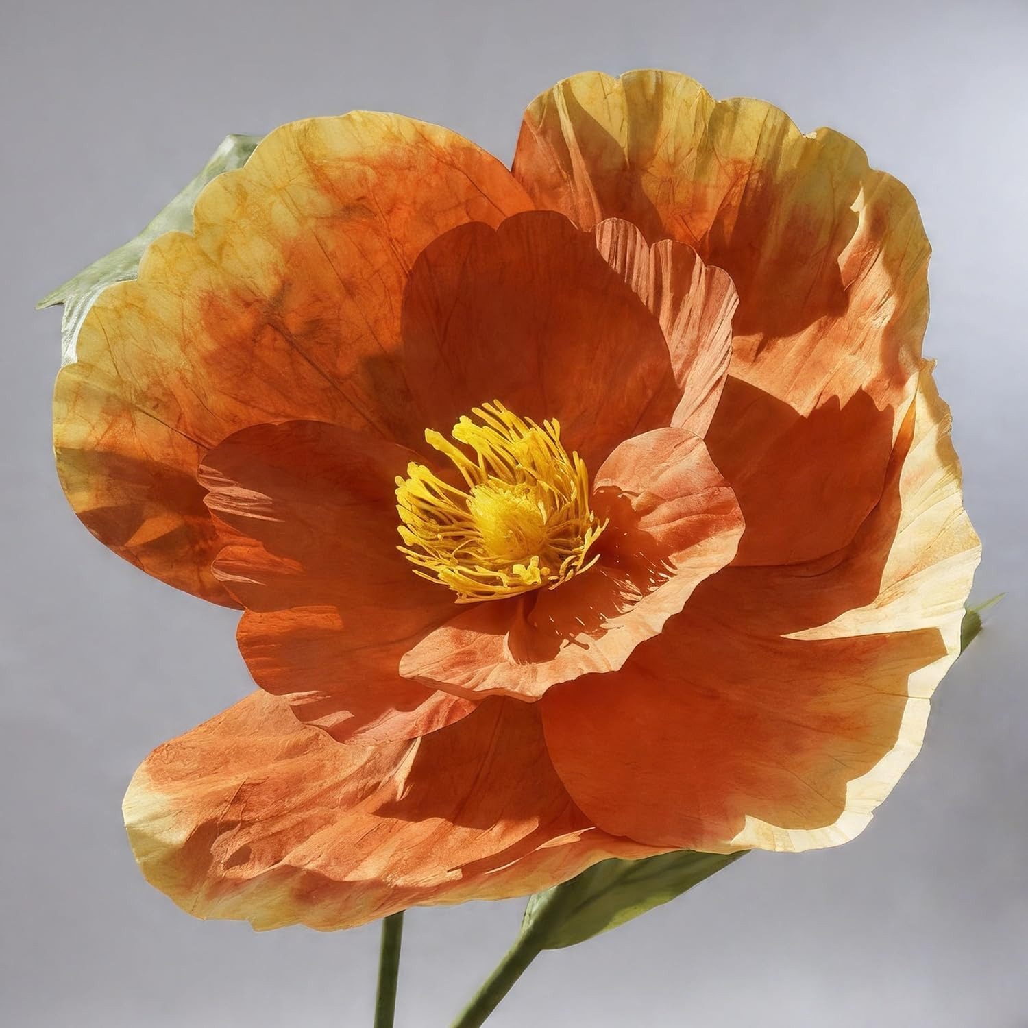 Giant Artificial Paper Flowers for Decoration with Stand,Tall Artificial Bloom f