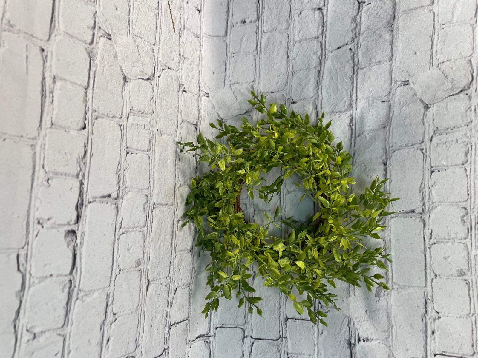 Cottage Farmhouse LEMON BEAUTY VERBENA HERB GRASS Wreath 4″