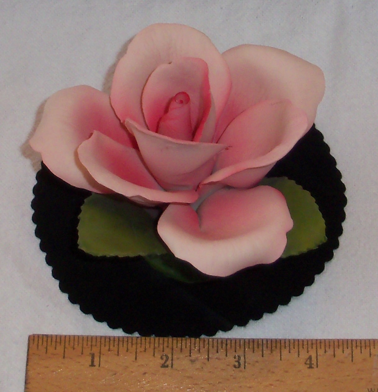 CAPODIMONTE PORCELAIN PINK ROSE BY NAPOLEON OF ITALY – CLASSIC LADIES GIFT