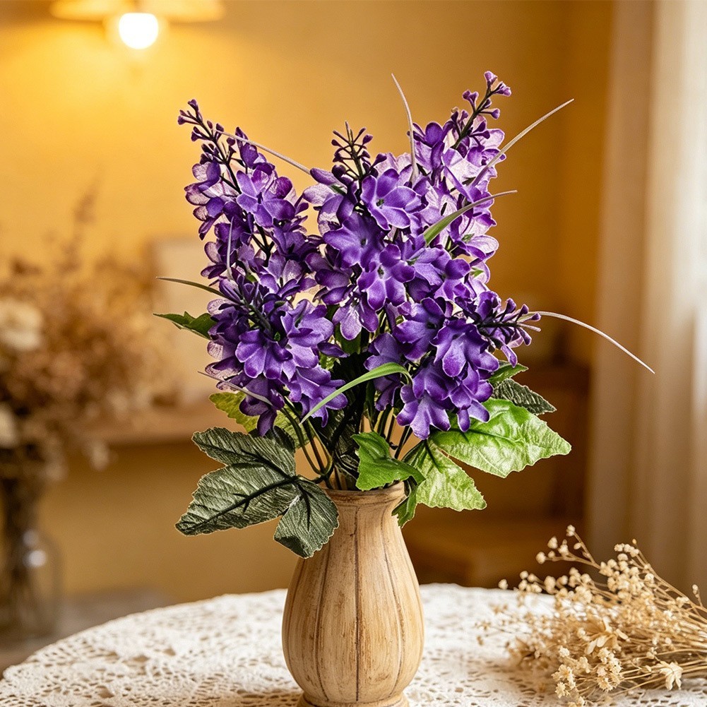 Silk Hyacinth Wedding Decor Reception Decor Realistic Look High-fidelity Silk