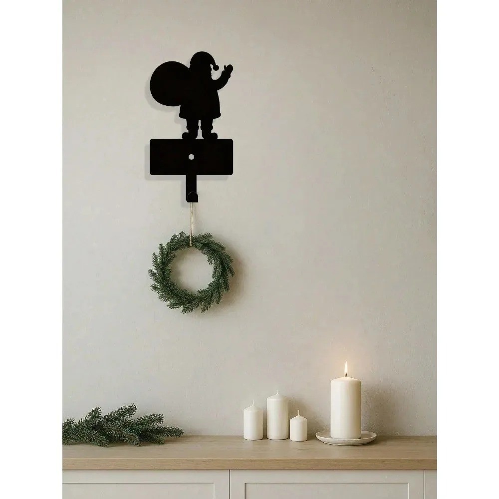 Duty Christmas Mug Hooks Sparkling Stocking Ornament Hangers for Mantle Decor