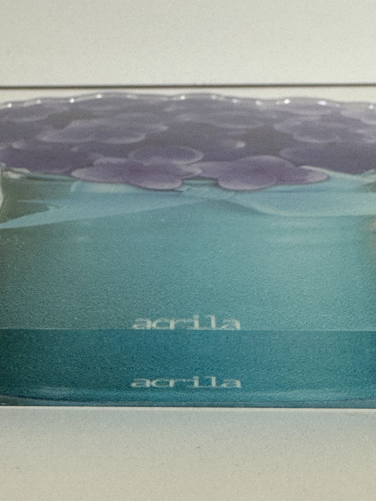 Purple Hydrangea Acrylic Flower Bouquet by Acrila 10×8 Solid Floral Art Cut Out