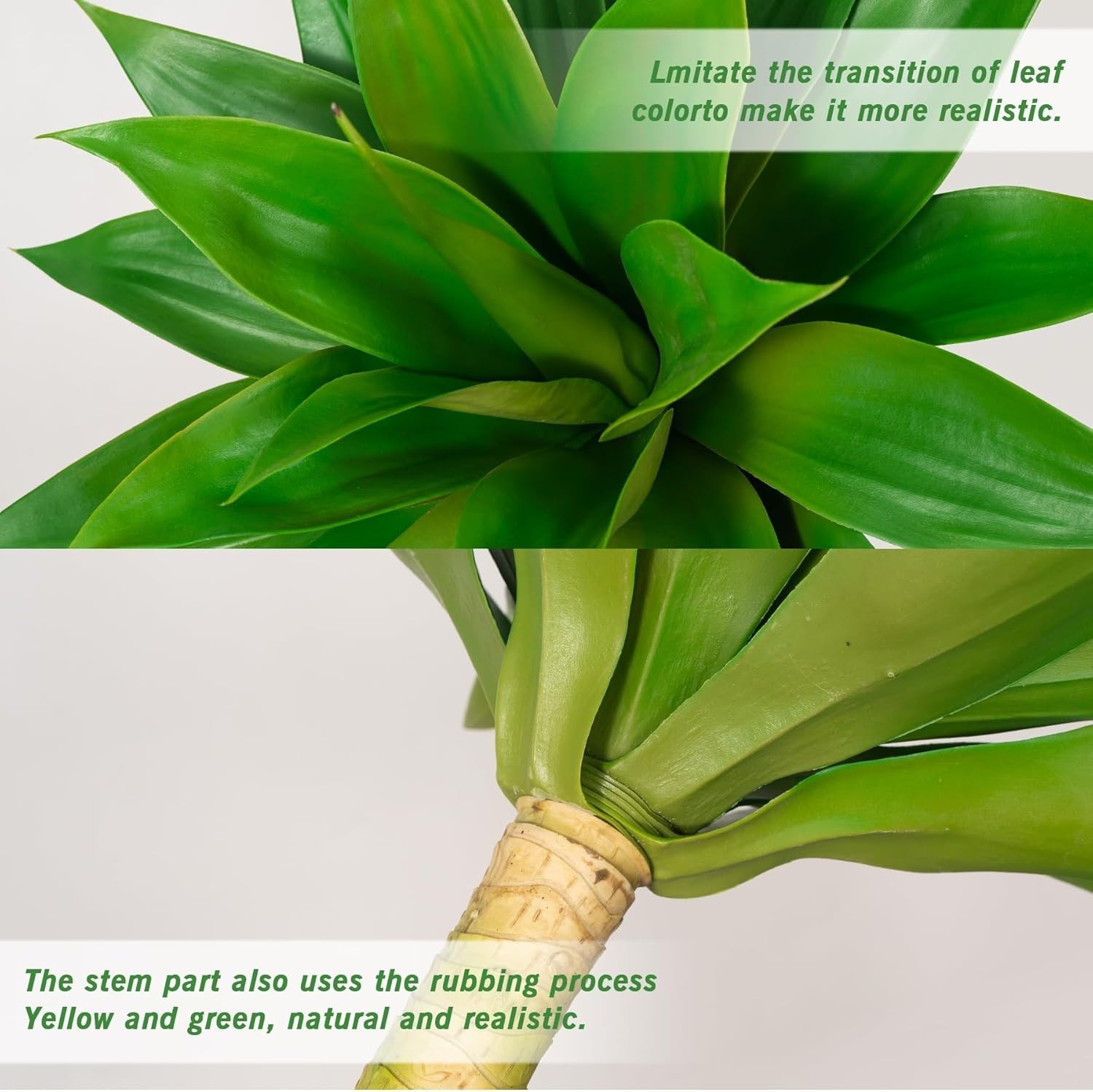 Plantas artificiales de agave,grandes macetas de agave artificiales,paquete de 2