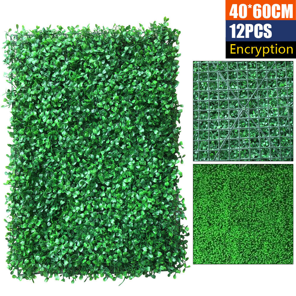 12 Pack Artificial Turf Lawn Grass Mat Indoor Outdoor Wall Background Pad Decor
