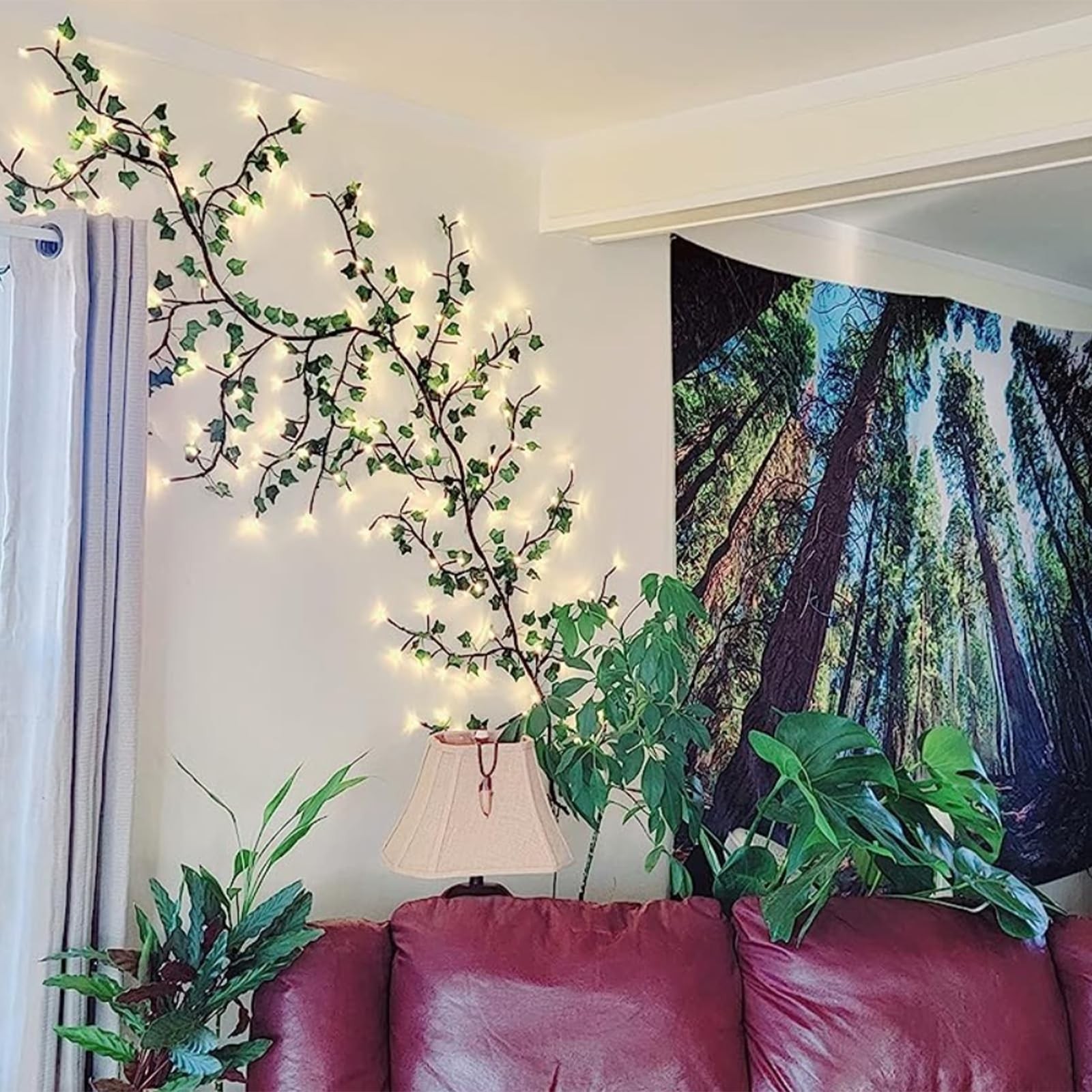 Enchanted Willow Vine Light2PCS for Home DecorFlexible DIY Lighted Branches wi